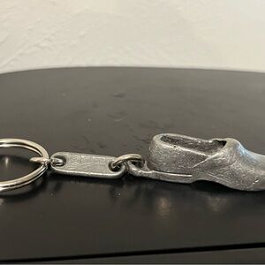 Silver Keychain Accessory, pewter shoe
